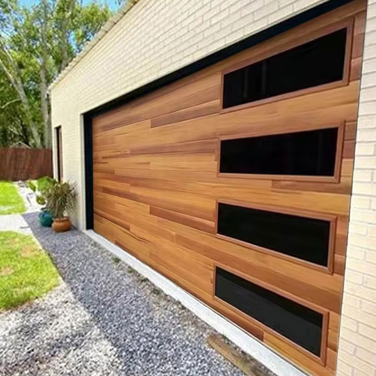 Aangepaste garagedeur